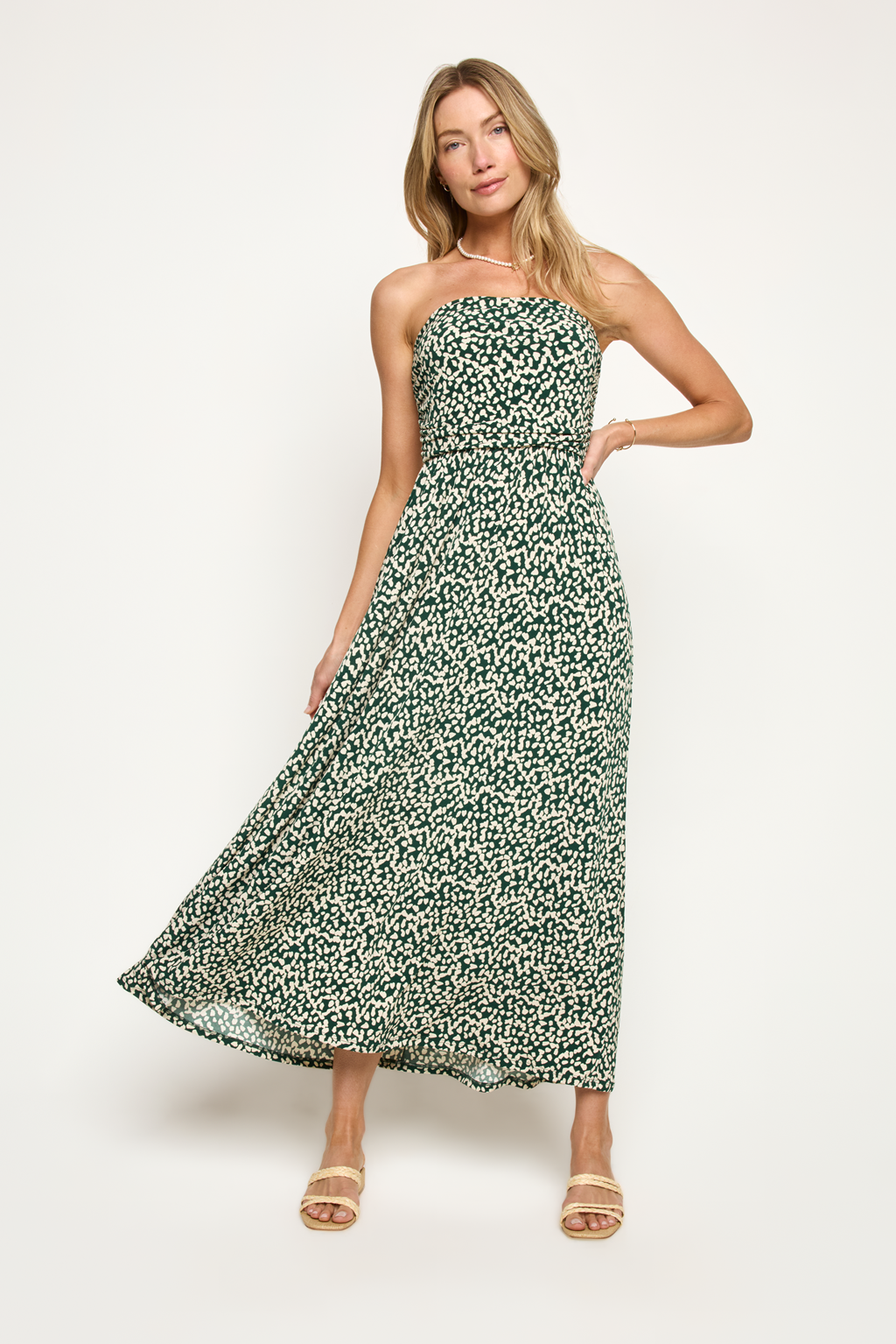 West K Womens Jones Tube Maxi Dress - Medium - Ice Blue Coral West K Womens Jones Tube Maxi Dress - Medium - Ice Blue Coral