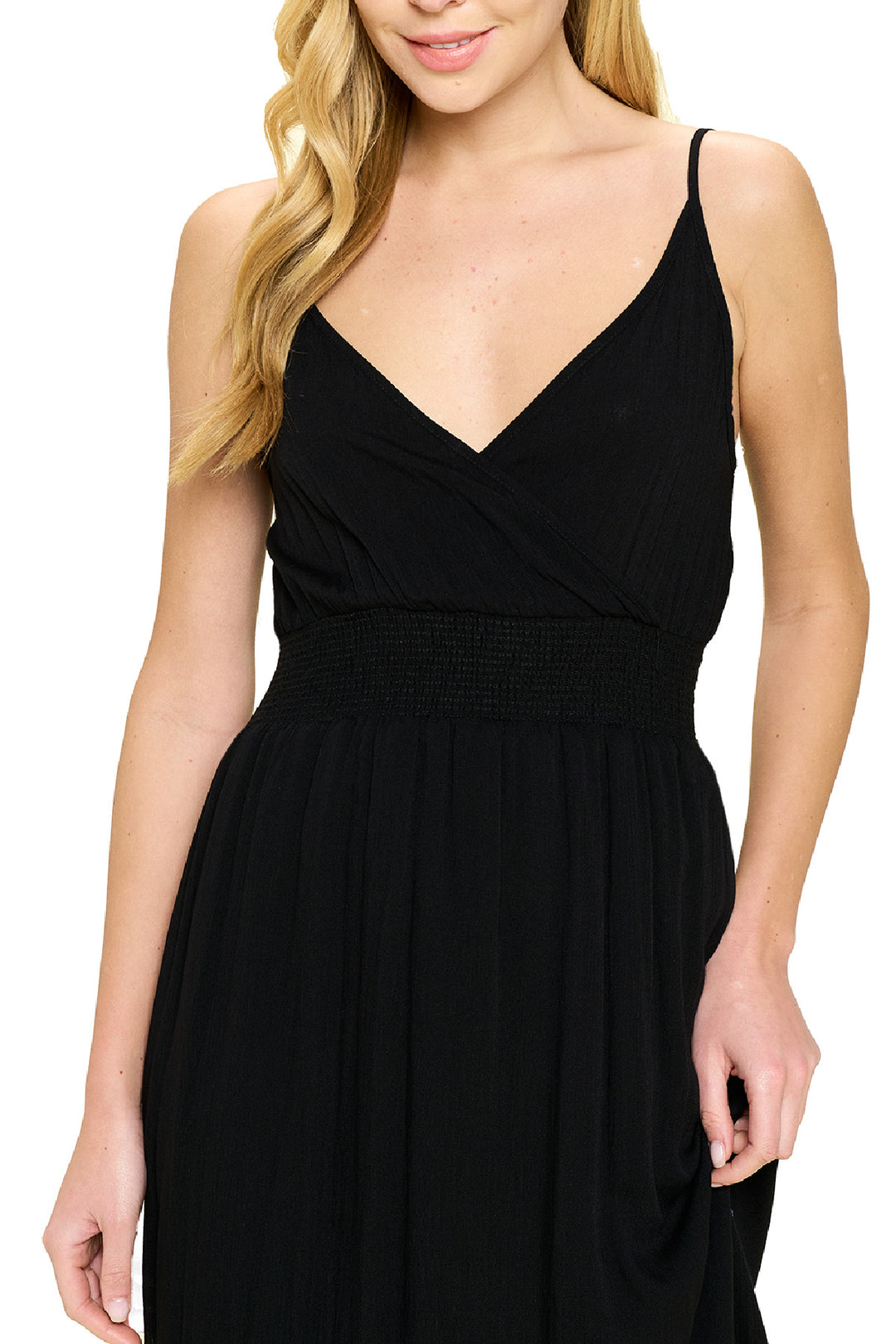 Image of West K Teagan Spaghetti Strap Maxi Dress Black
