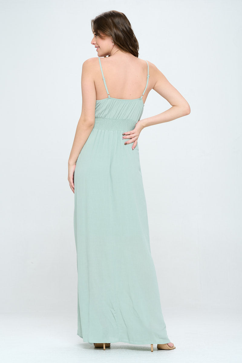 Image of West K Teagan Spaghetti Strap Maxi Dress Seafoam