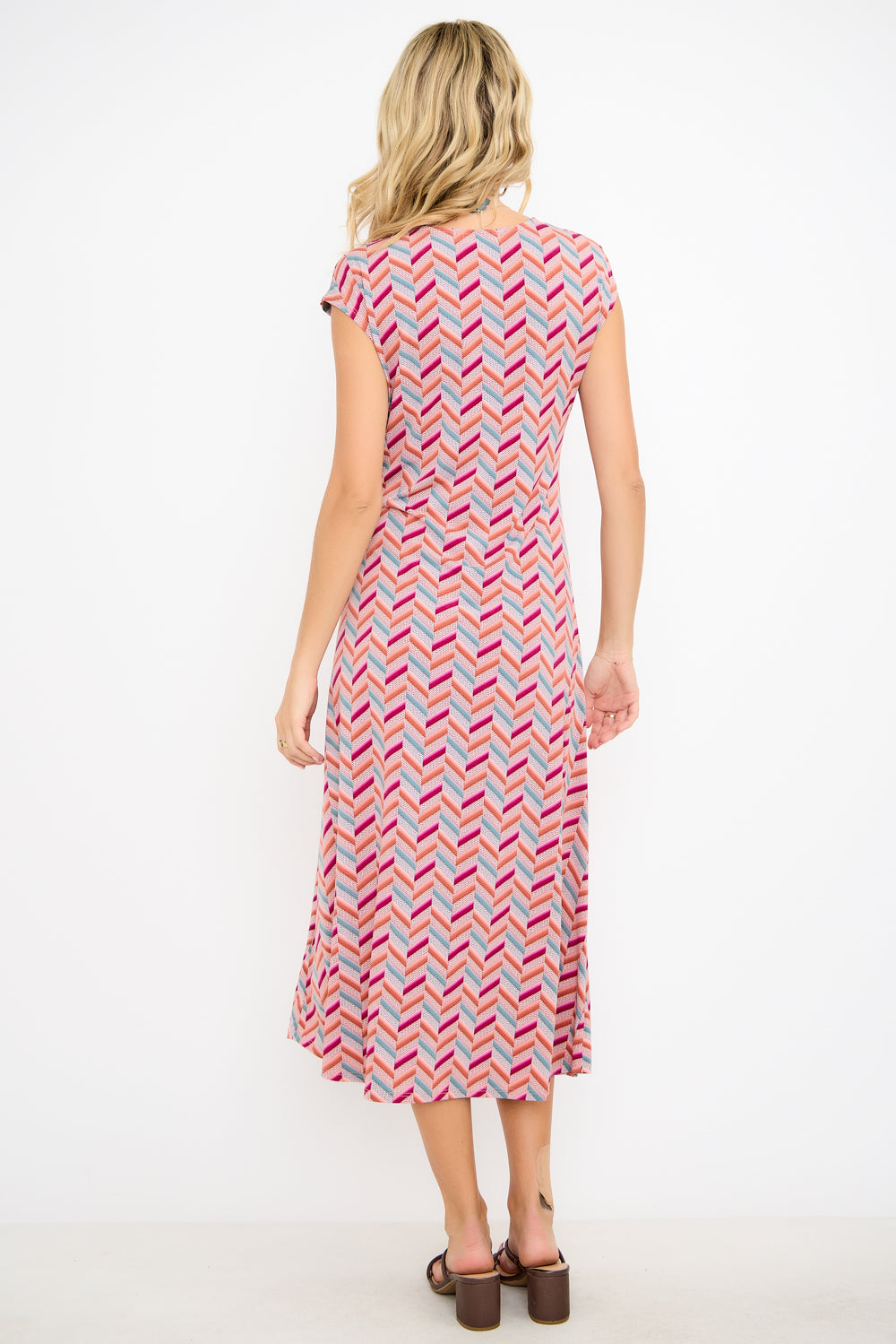 Cameron Side Tie Midi Dress