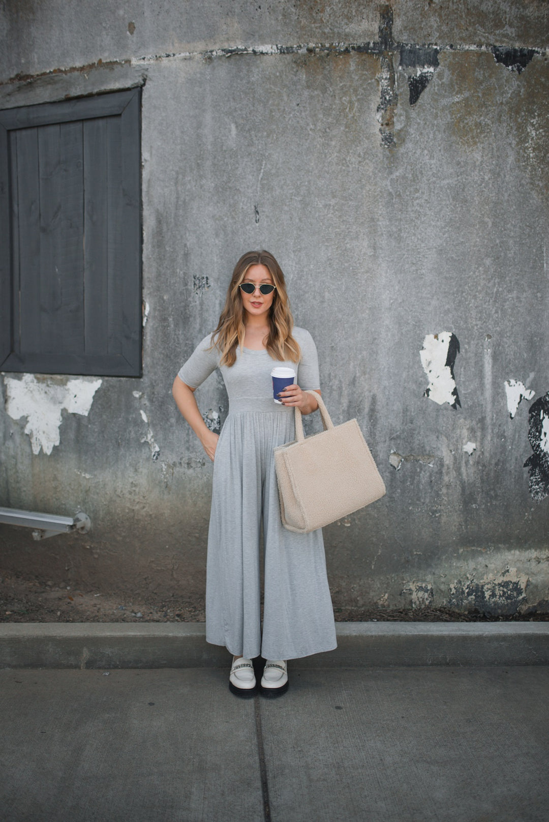 Jana Solid Knit Jumpsuit