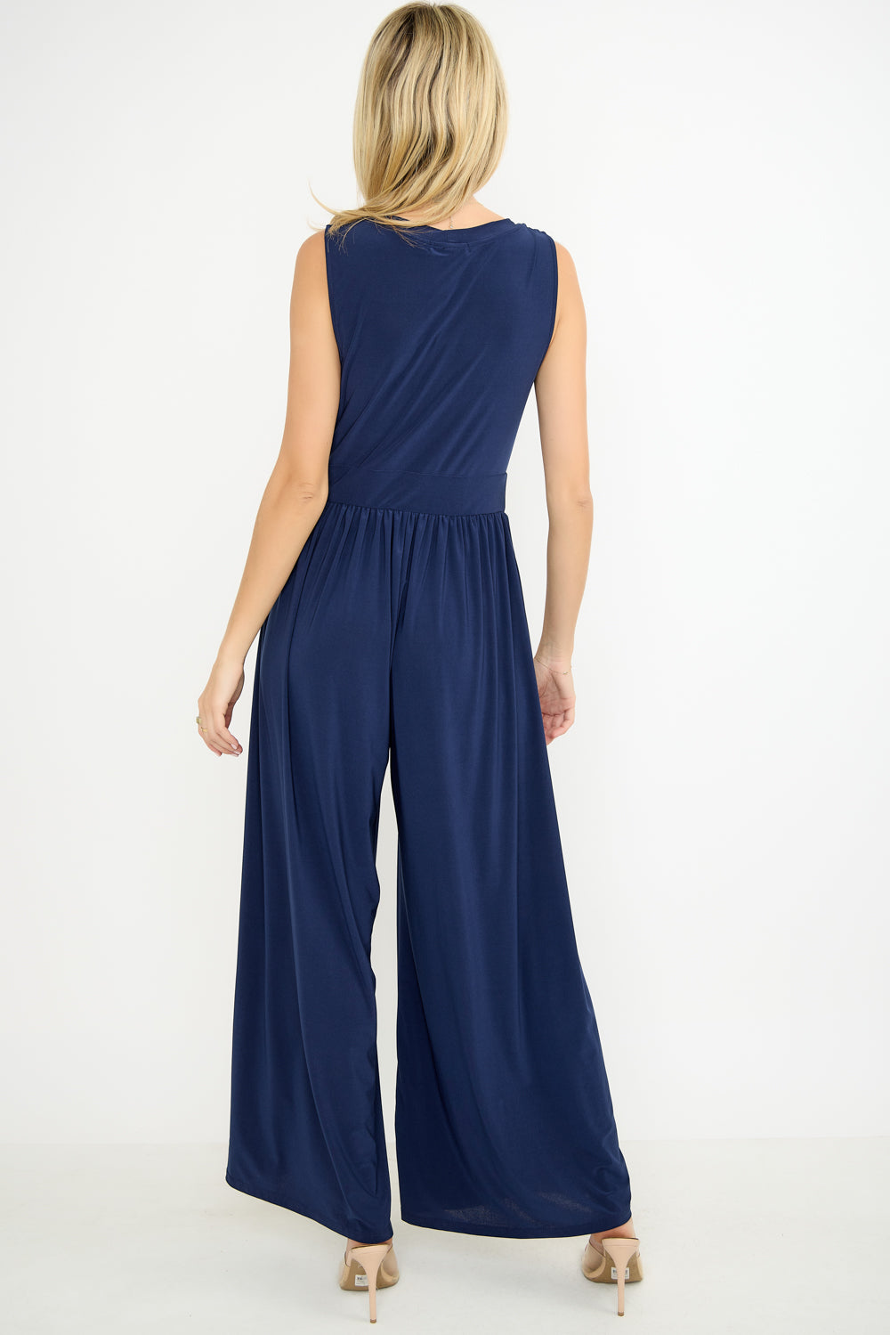 Janina Sleeveless Knit Jumpsuit