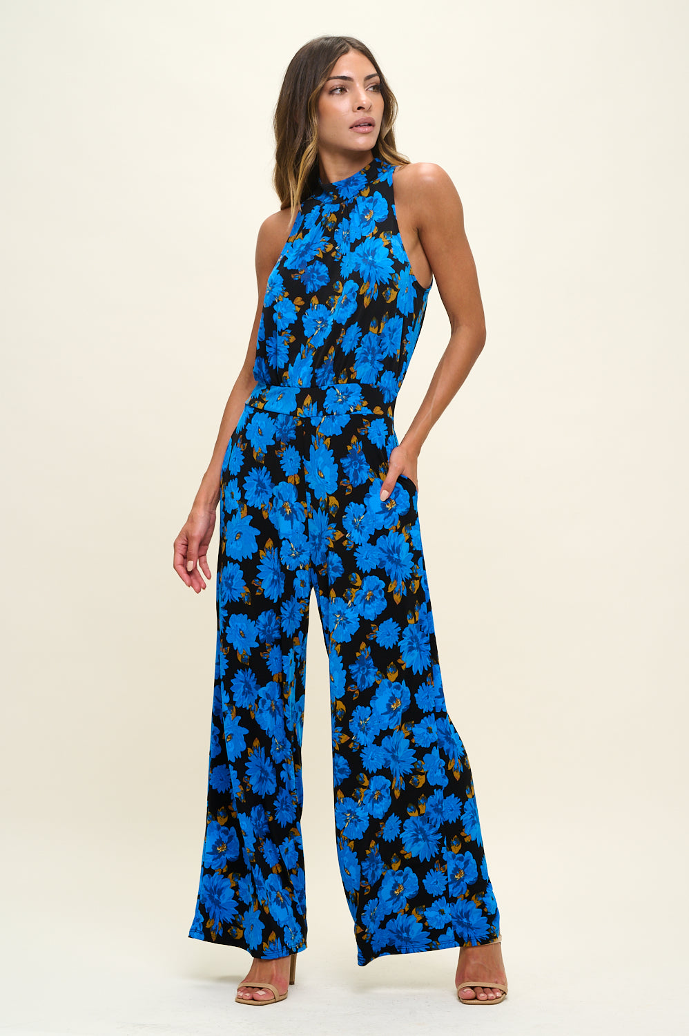 Nina Halter Neck Jumpsuit