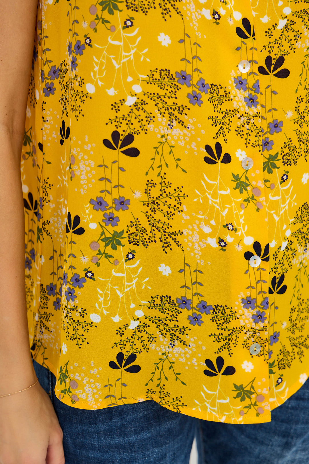 Cherie Ruffle Sleeve Blouse