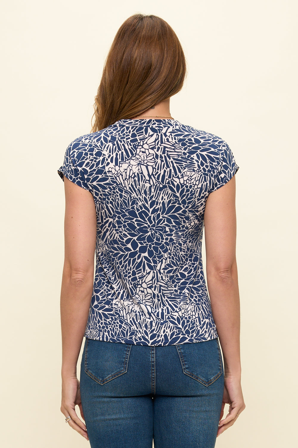 Elodie Cap Sleeve Sweetheart Knit Top