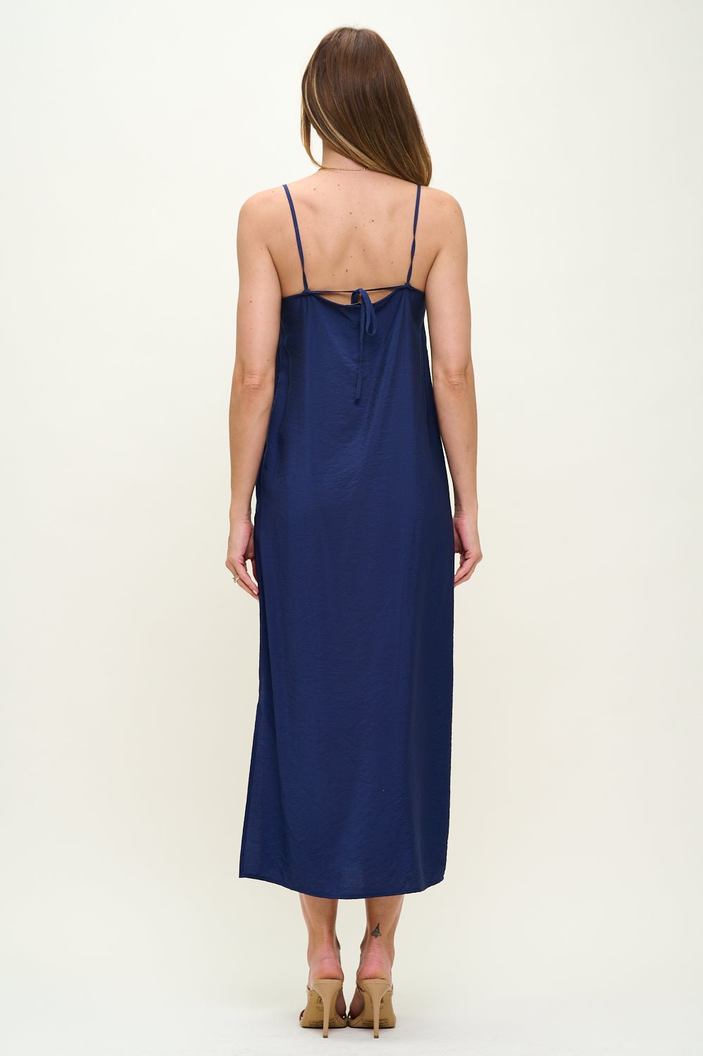 Image of West K Anika Midi Slip Dress Navy