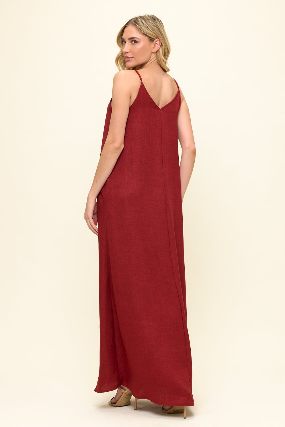 Image of West K Carla Maxi Dress Wine