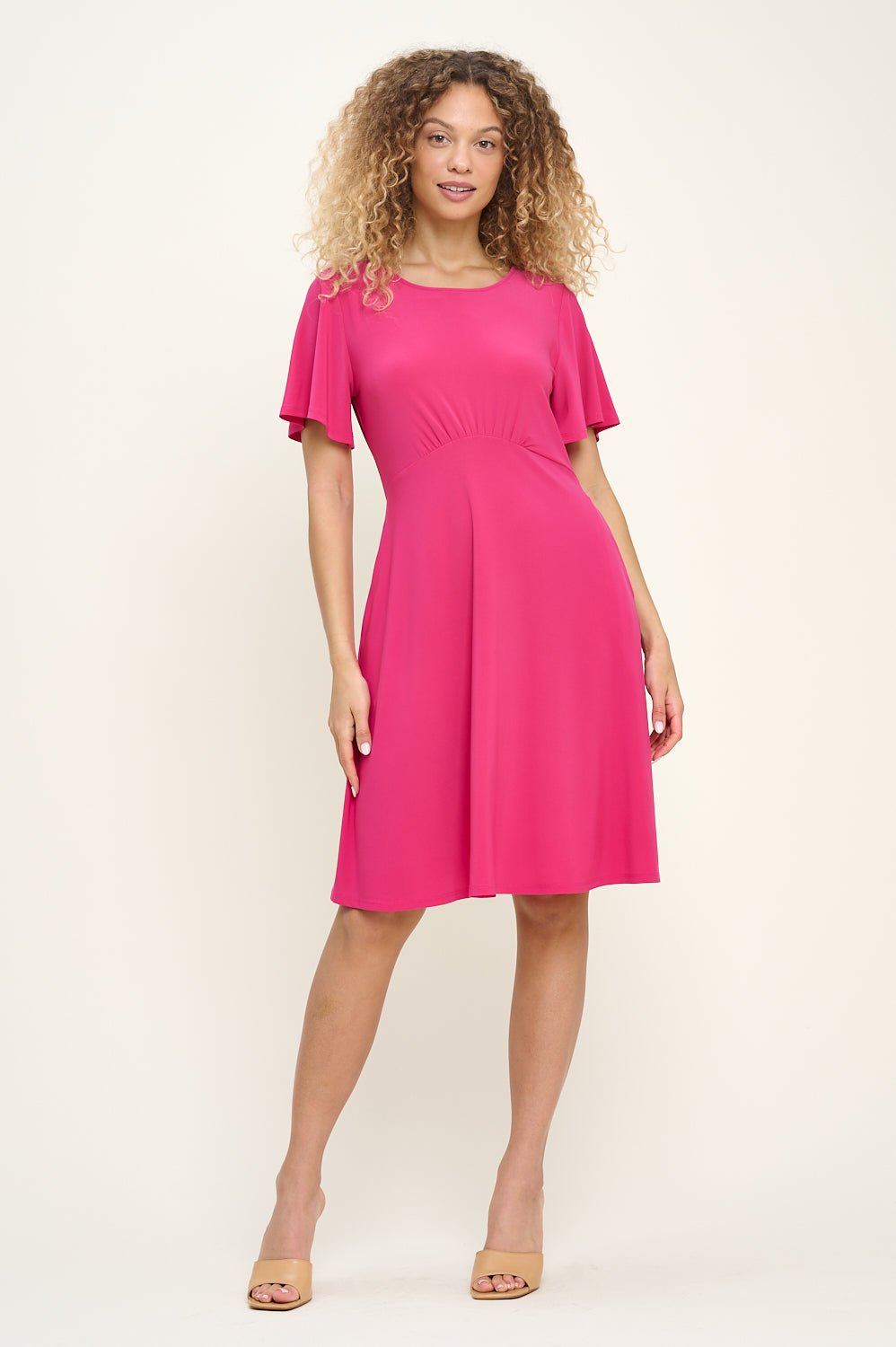 Image of West K Elli High - Waist Mini Dress Fuchsia