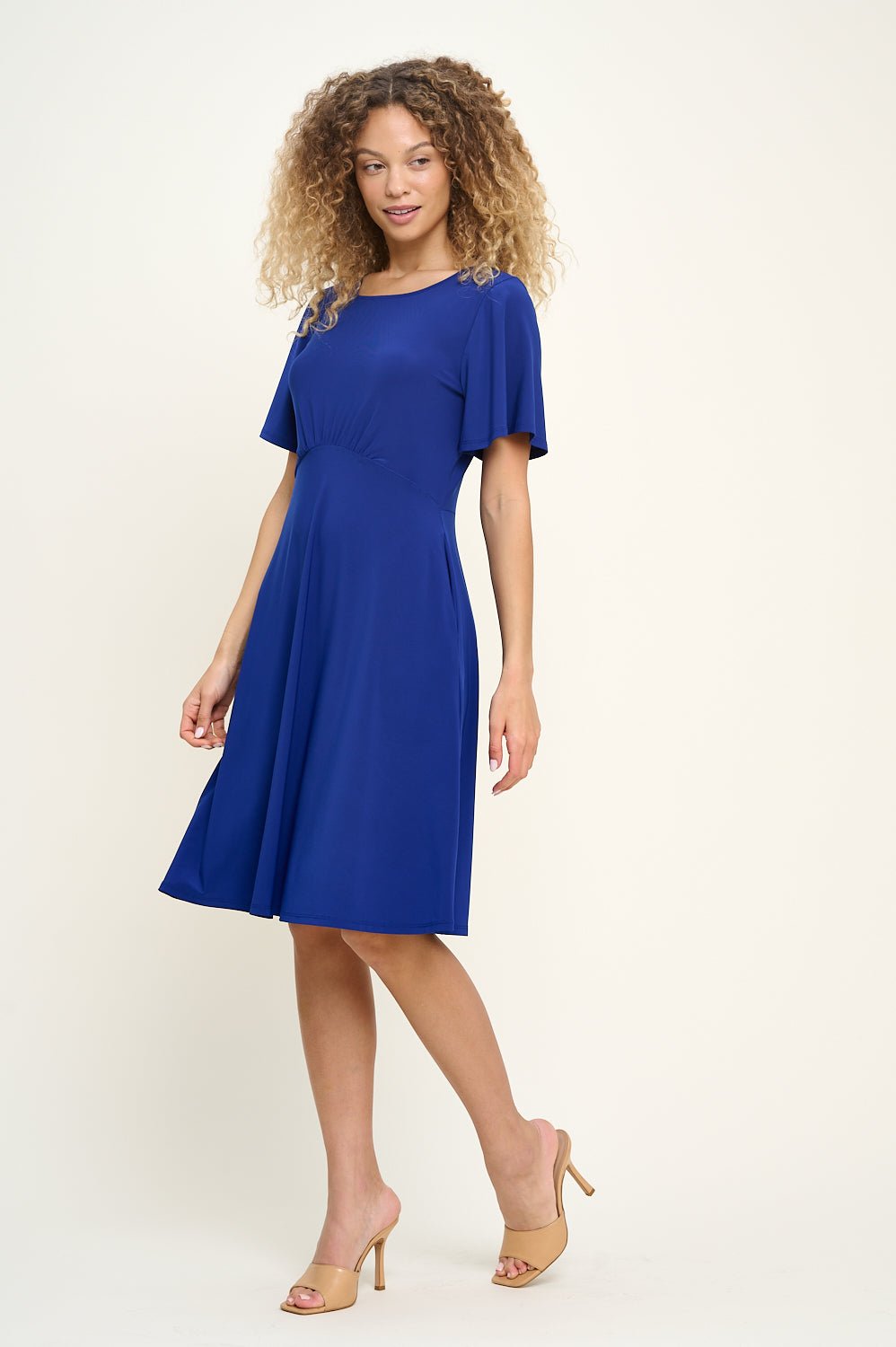 Image of West K Elli High - Waist Mini Dress Royal Blue