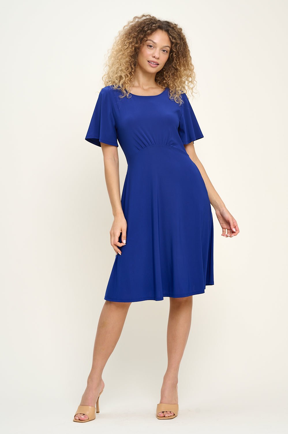 Image of West K Elli High - Waist Mini Dress Royal Blue