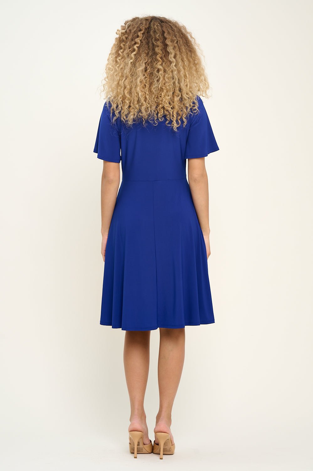 Image of West K Elli High - Waist Mini Dress Royal Blue