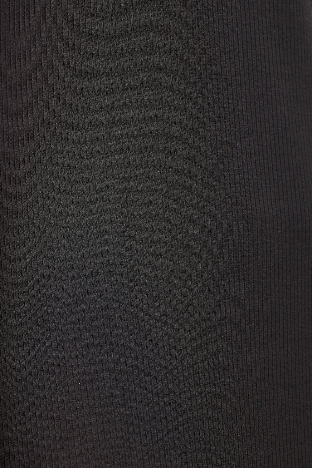 Image of West K Megan S/S Ribbed Midi Dress with Collar Black