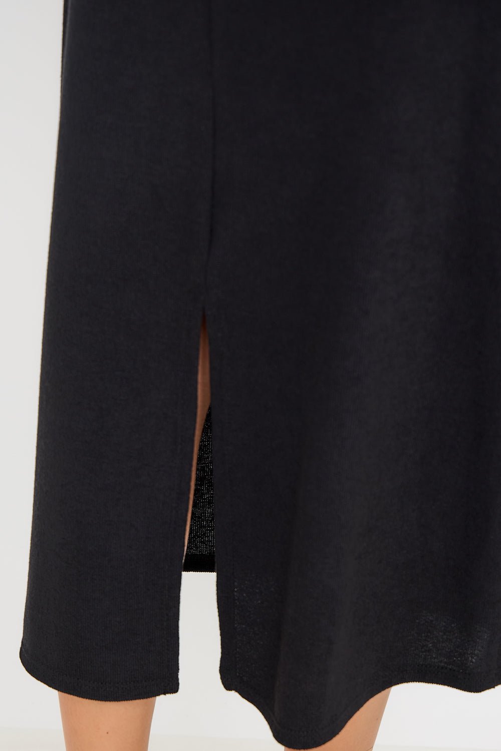 Image of West K Seraphina Side - Tie Knit Maxi Dress Black