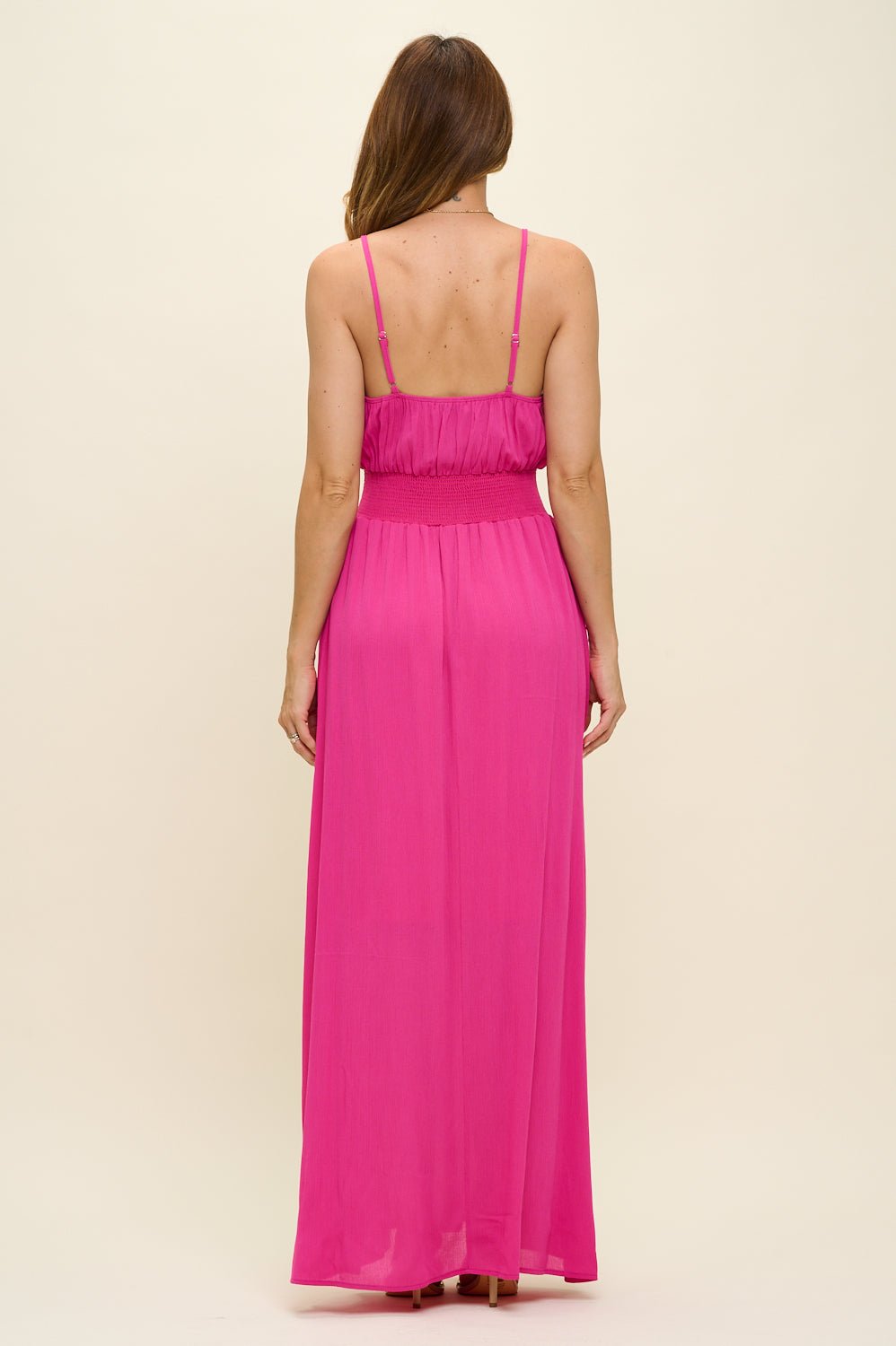 Image of West K Teagan Spaghetti Strap Maxi Dress Red Daisy Floral