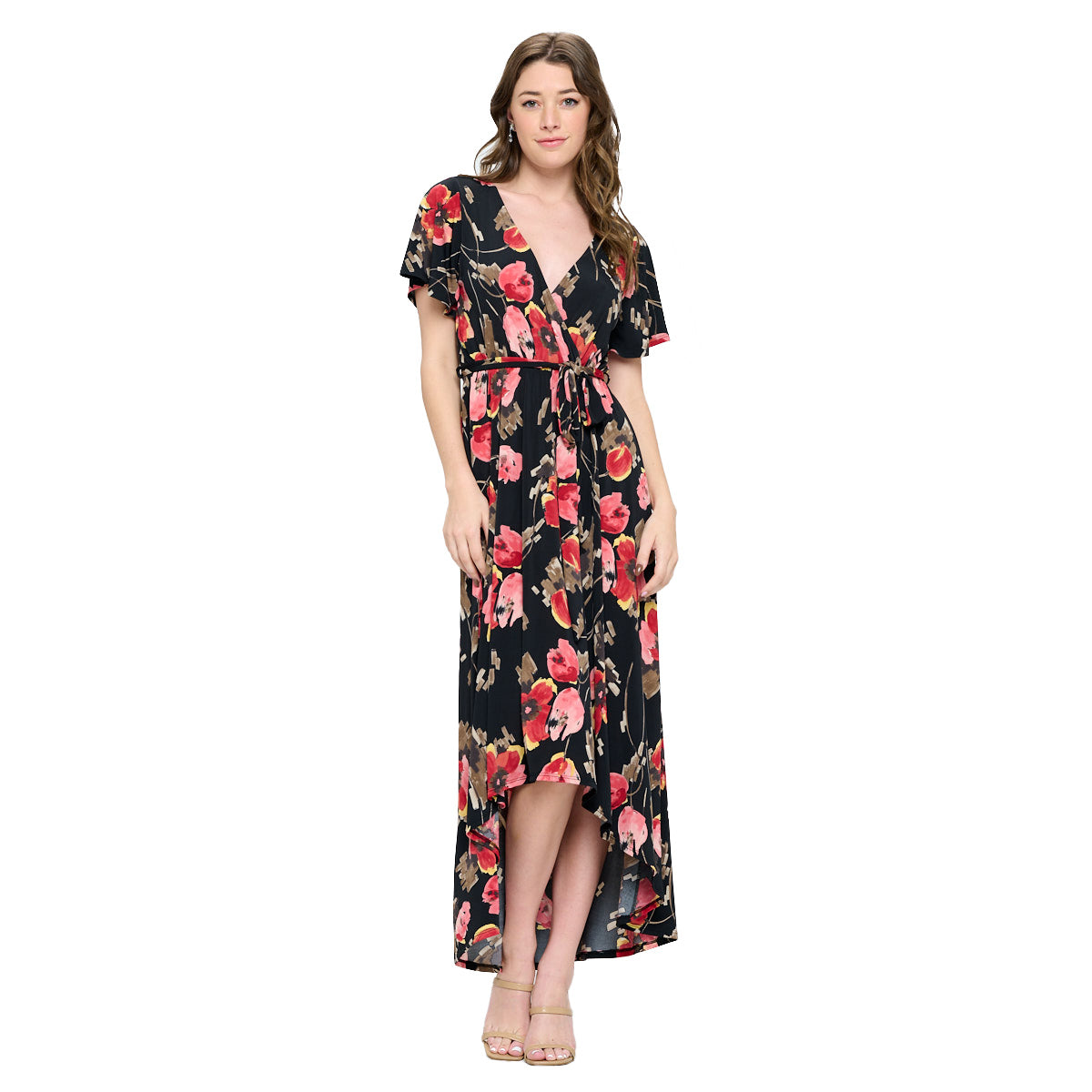 Georgia Faux Wrap Dress