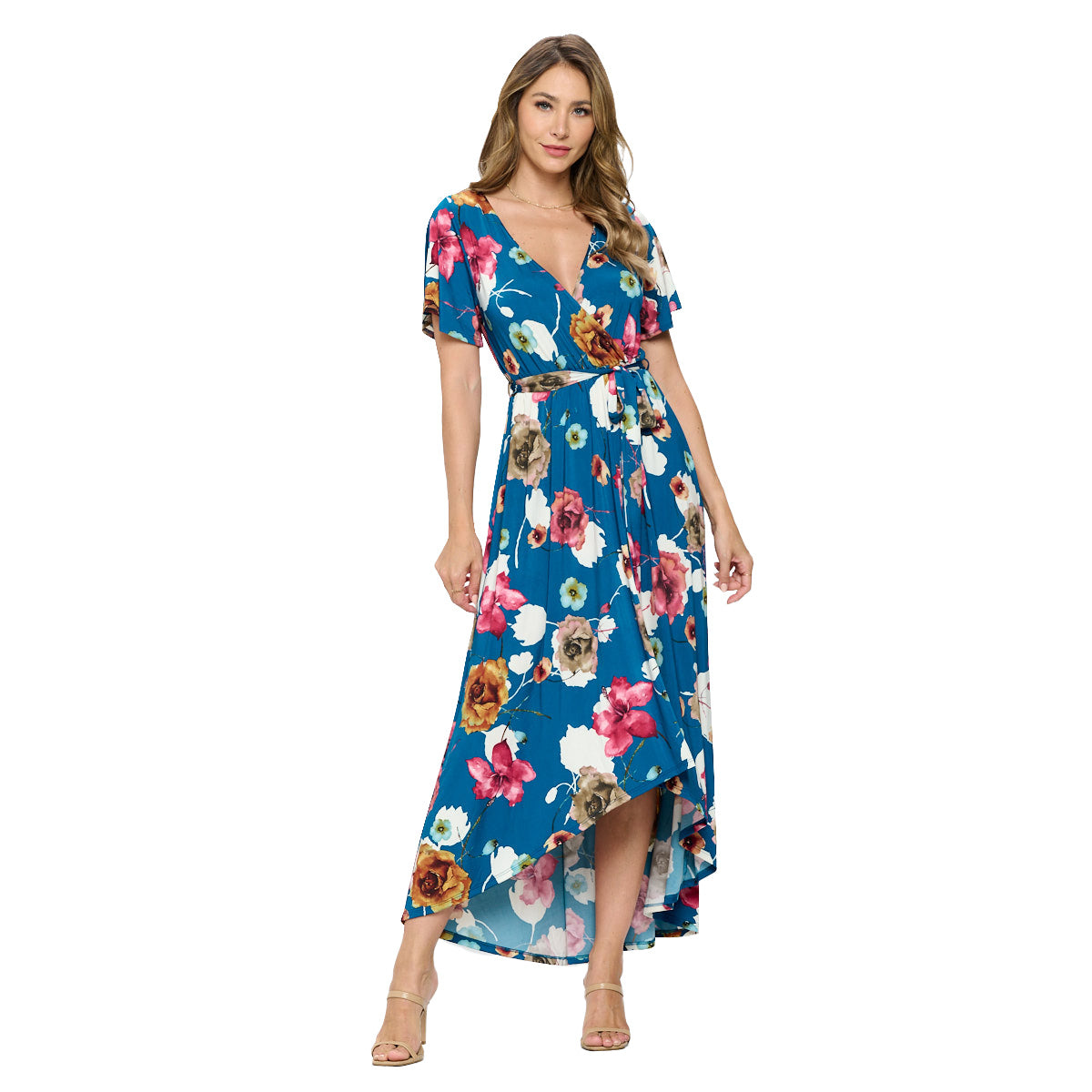 Georgia Faux Wrap Dress