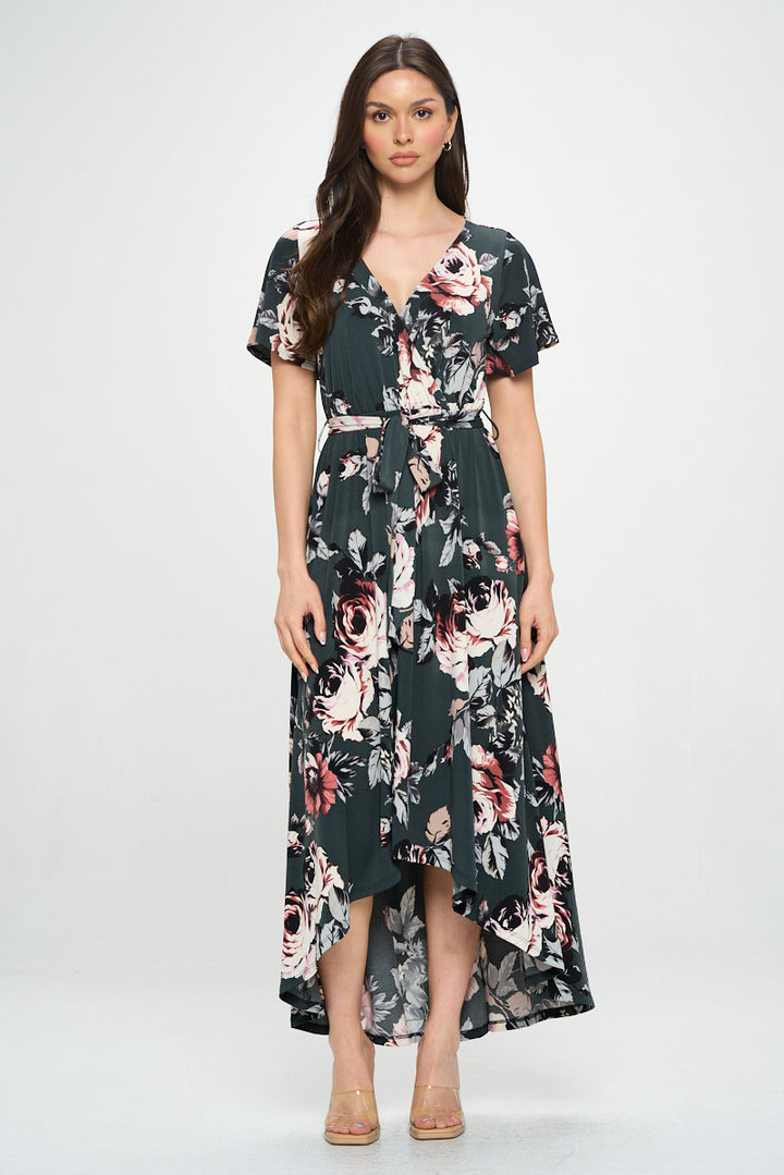 Georgia Faux Wrap Dress