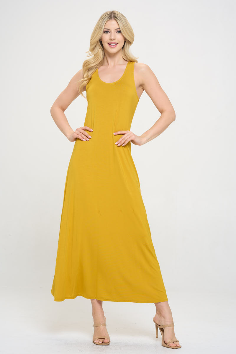 Kelly Knit Racerback Maxi Dress