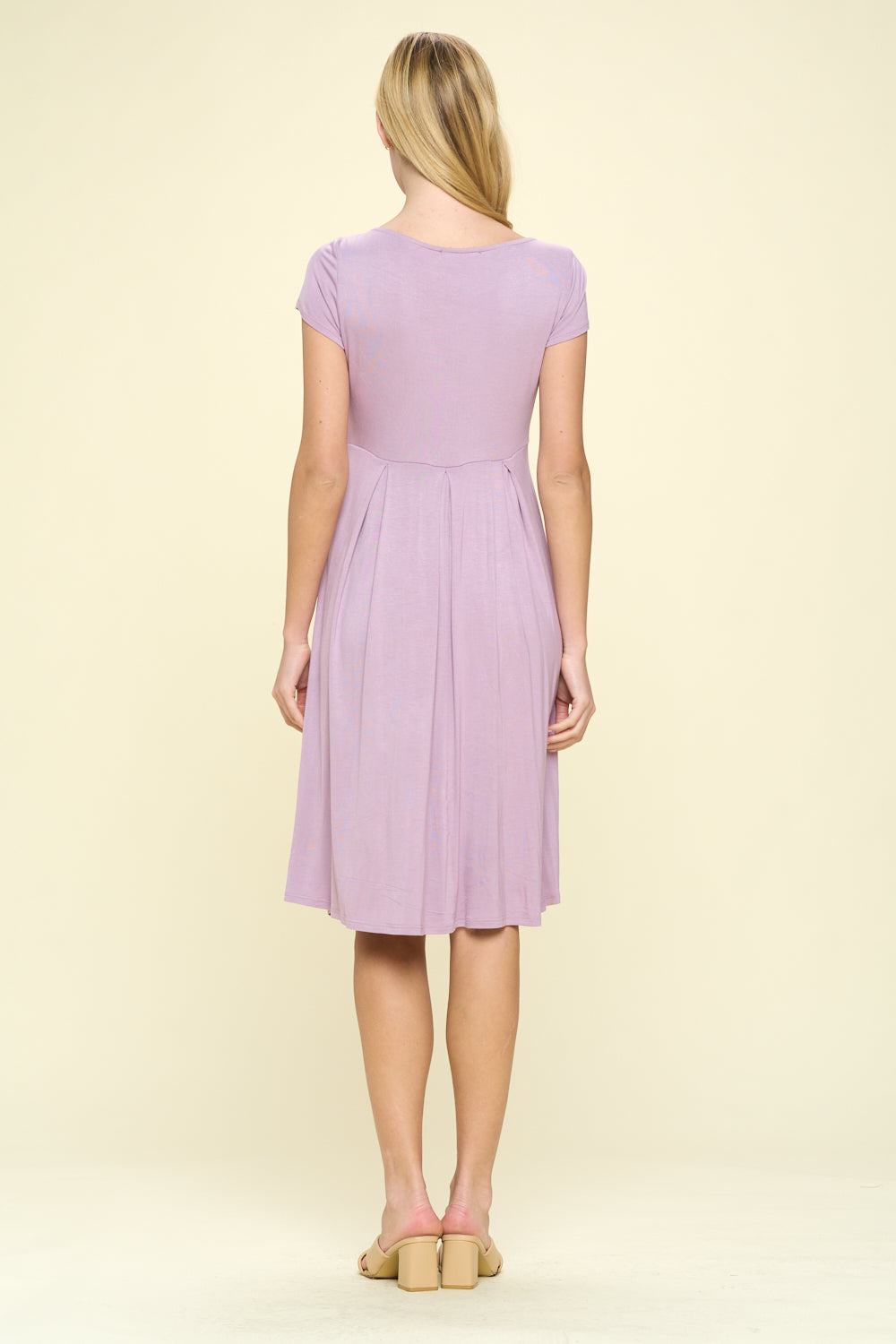 Claris A-line Knit Dress with Pockets