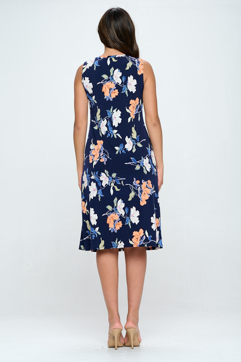 Camila Sleeveless Knee Length Dress