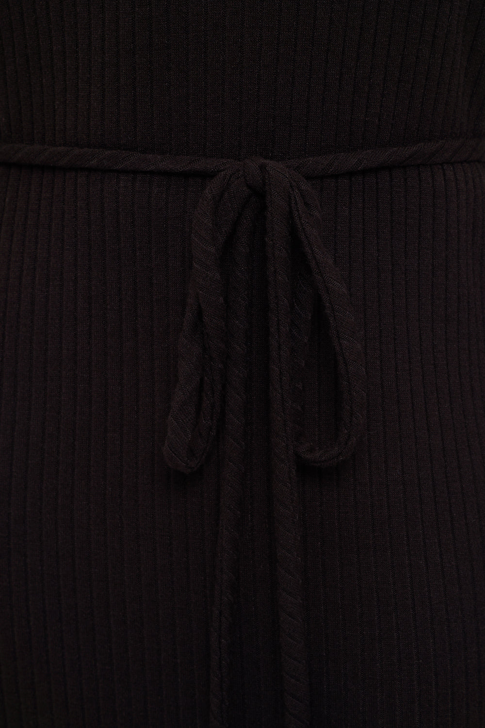 Gabriella L/S Ribbed Midi Dress