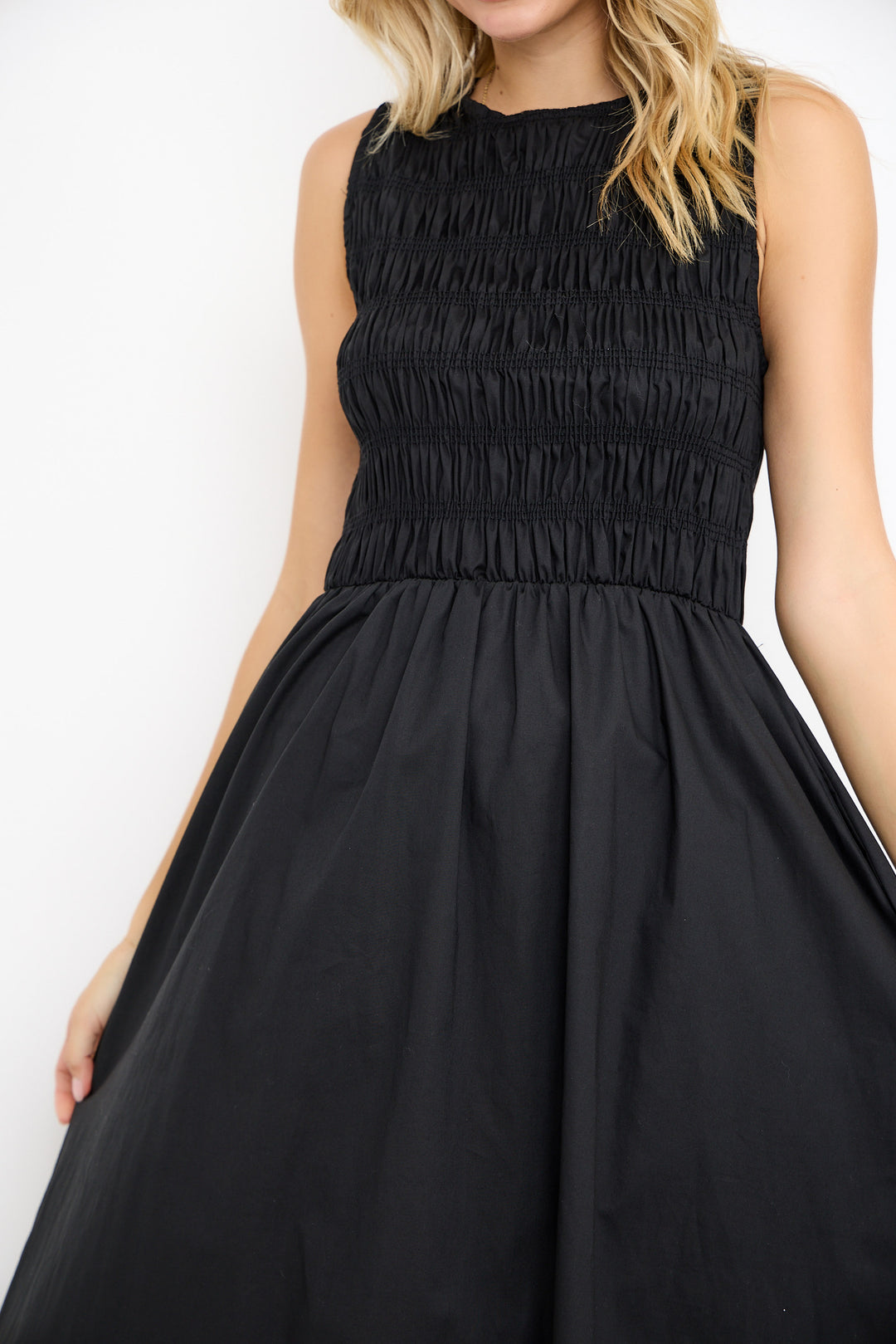 Ruby Daydream Smocked Midi Dress