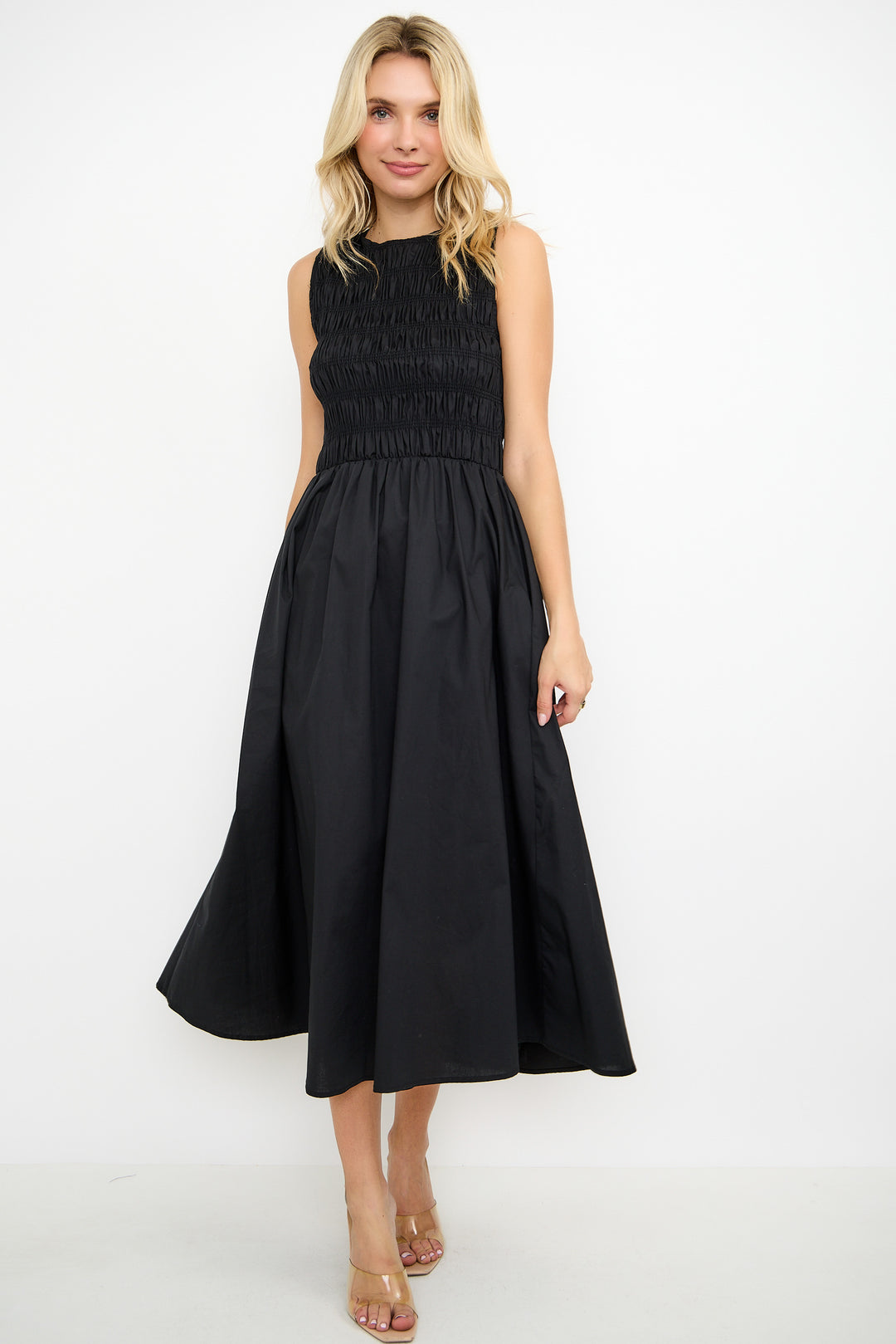 Ruby Daydream Smocked Midi Dress