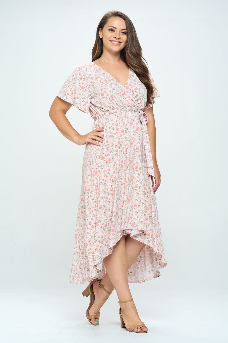 Georgia Plus Size Wrap Dress