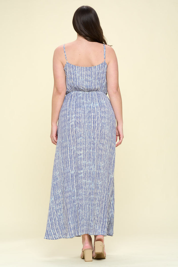 June Plus Size Tie Waist Strappy Maxi