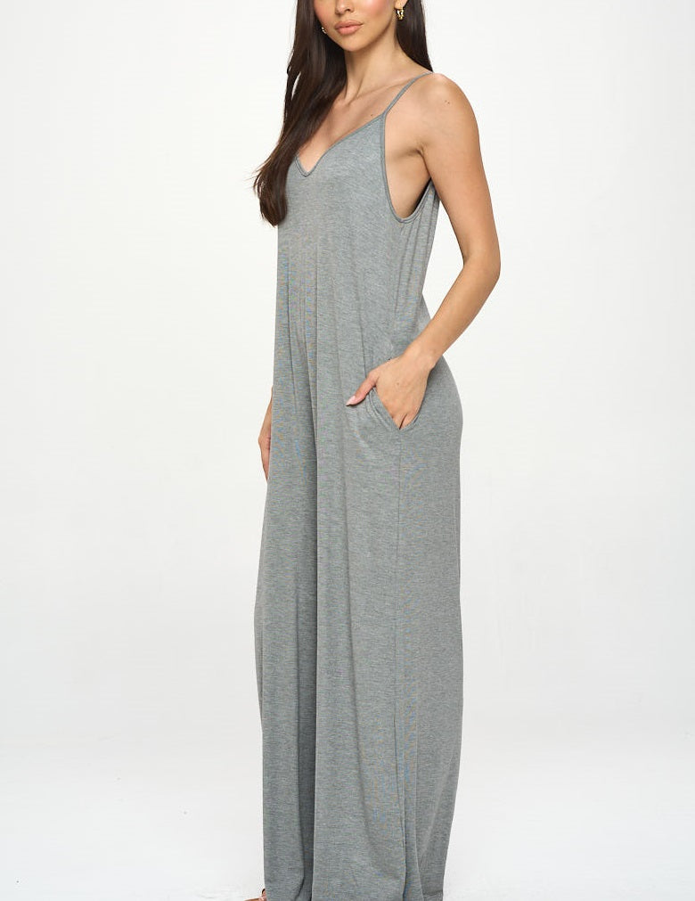 Alaiya Knit Strappy Jumpsuit