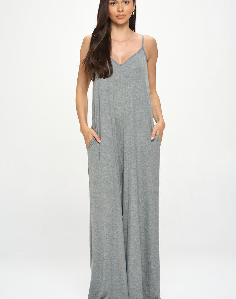 Alaiya Knit Strappy Jumpsuit