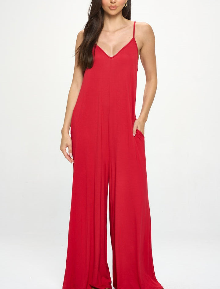 Alaiya Knit Strappy Jumpsuit