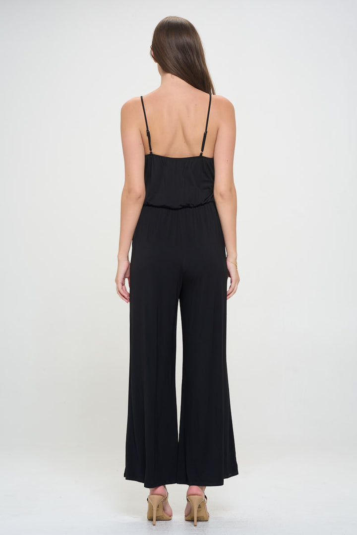 Bridget Side Tie Strappy Jumpsuit w/ Pockets