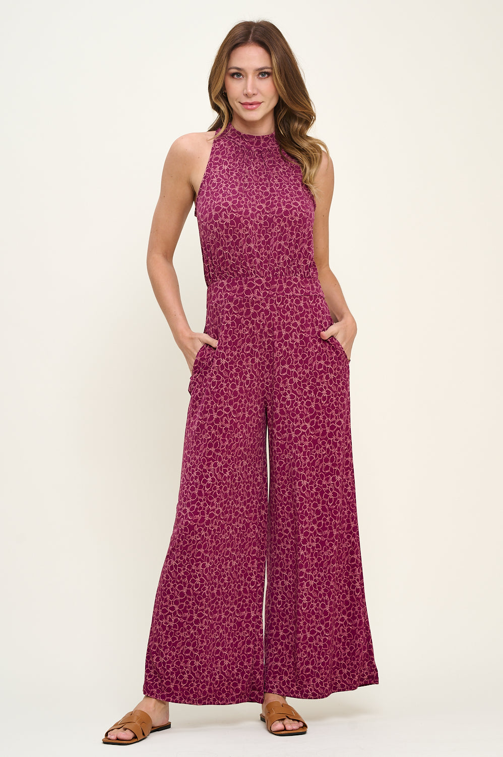 Nina Halter Neck Jumpsuit