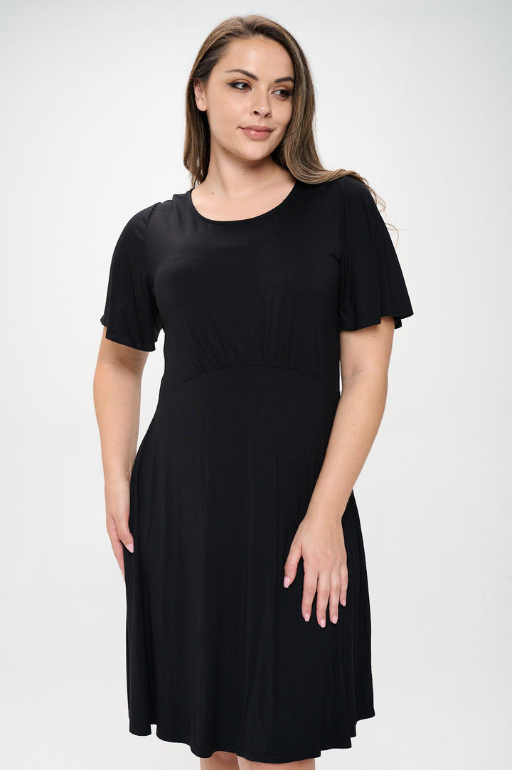 Elli Plus Size Short Sleeve Dress