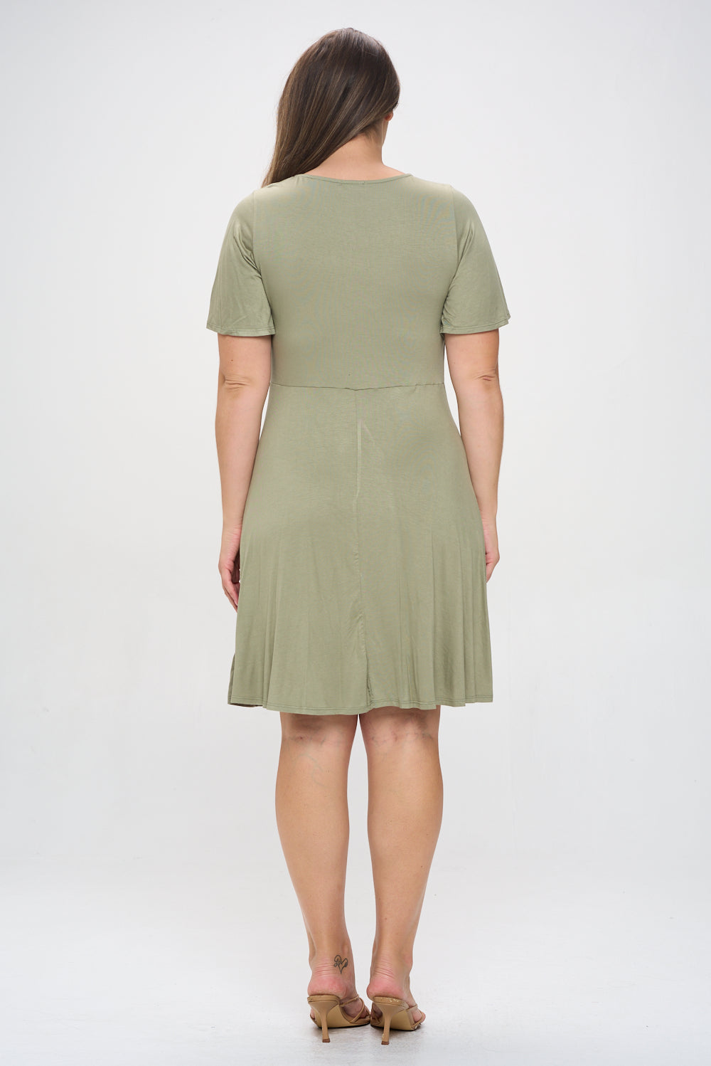 Elli Plus Size Short Sleeve Dress