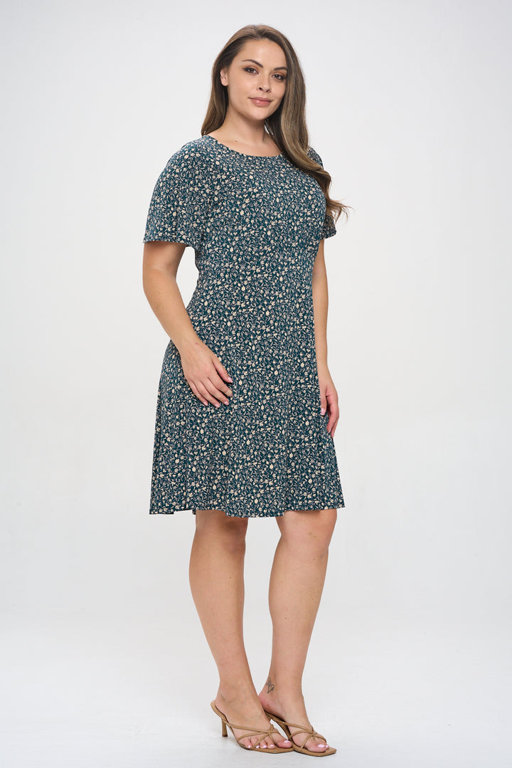 Elli Plus Size Short Sleeve Dress