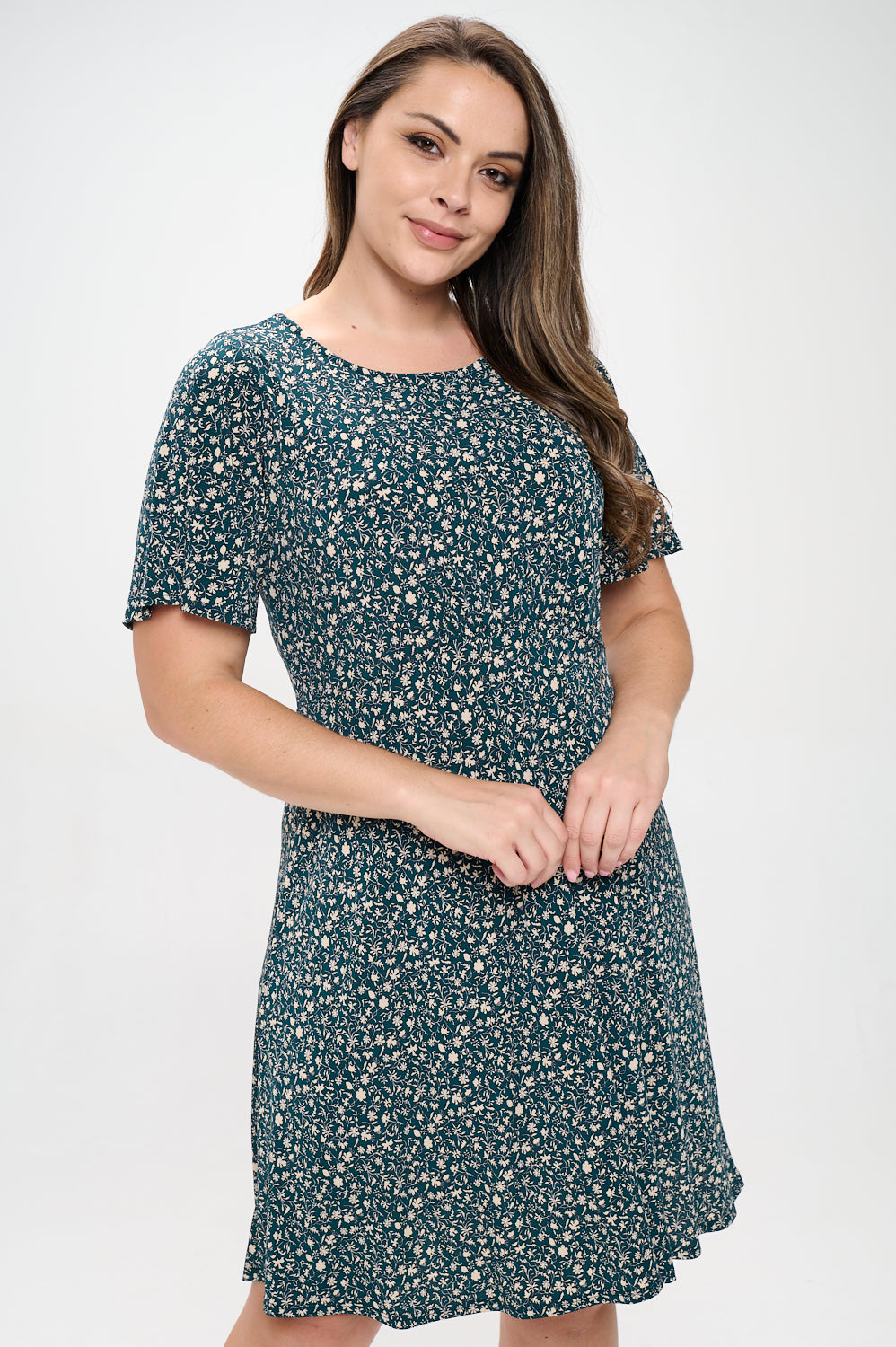 Elli Plus Size Short Sleeve Dress