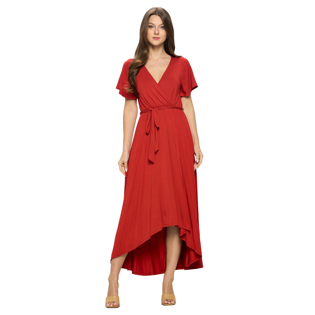 Georgia Faux Wrap Dress