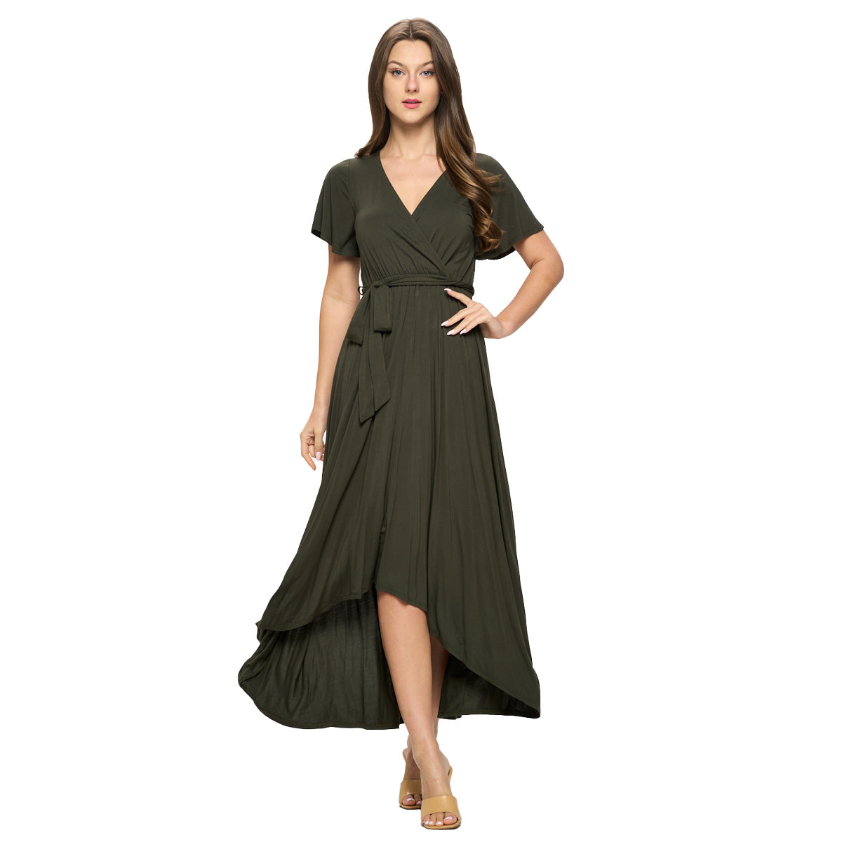 Georgia Faux Wrap Dress