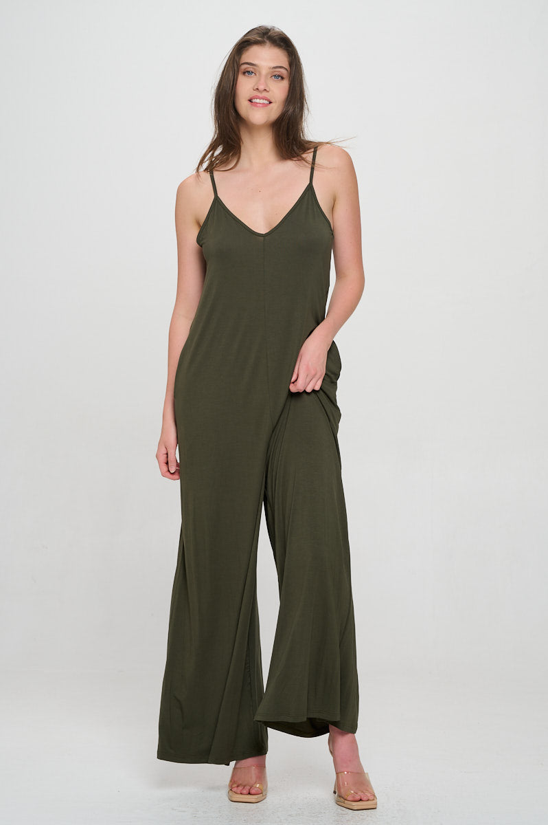 Alaiya Knit Strappy Jumpsuit