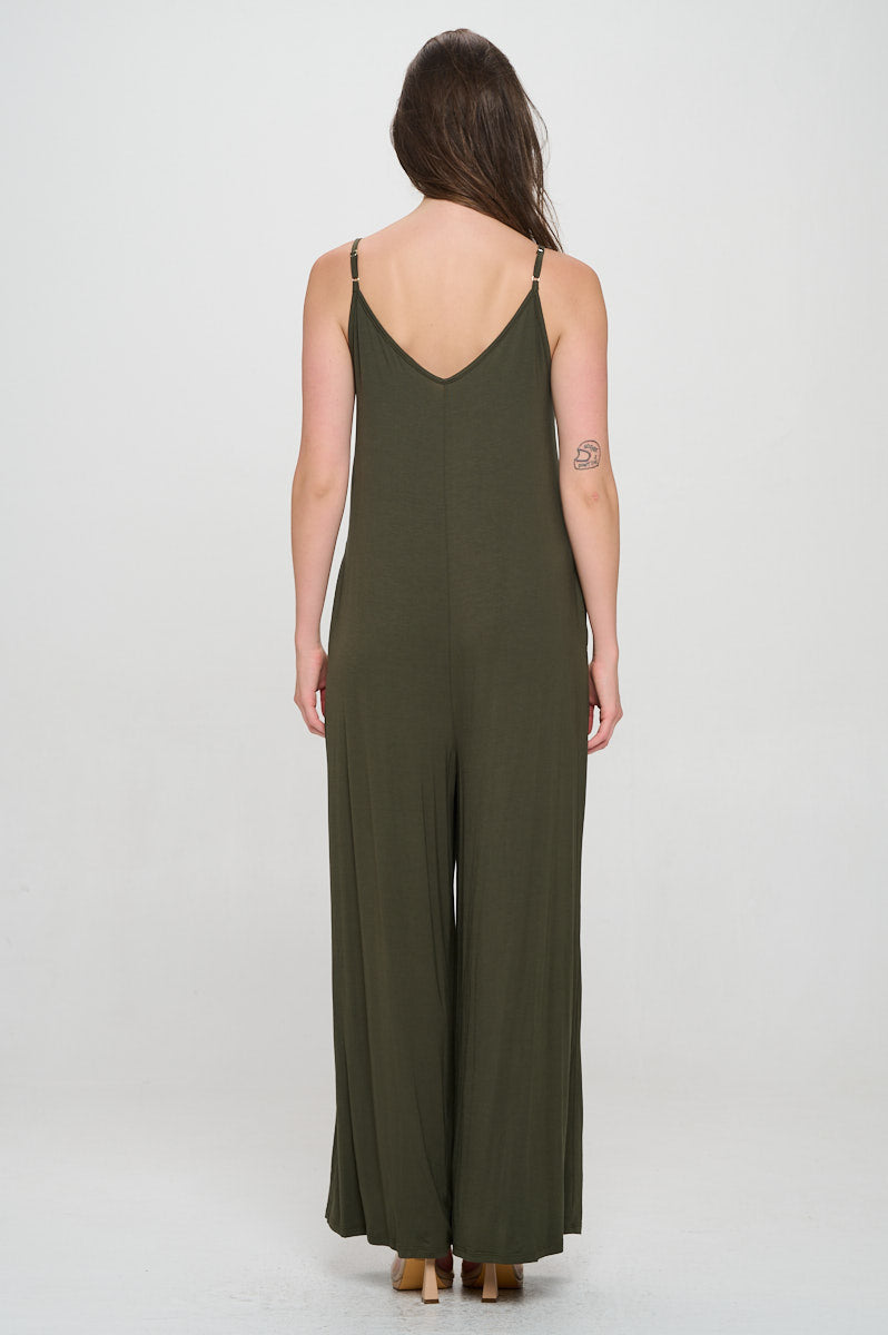 Alaiya Knit Strappy Jumpsuit