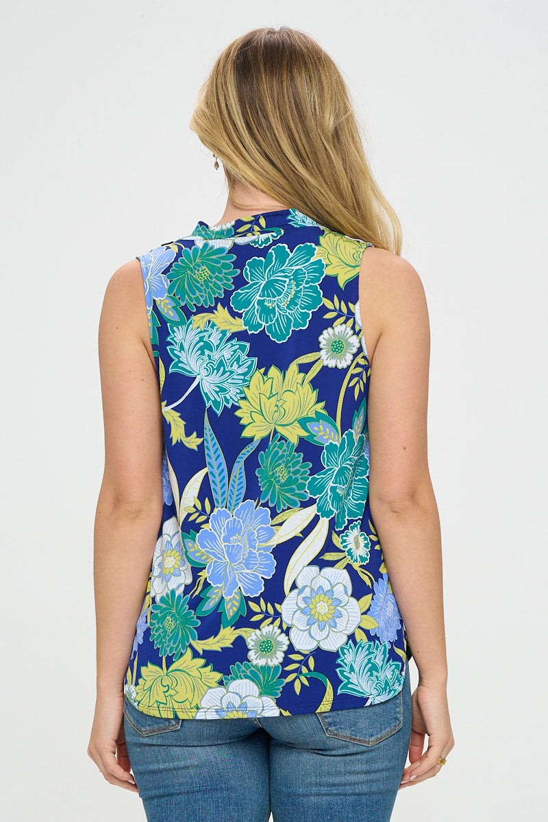 April Sleeveless Printed Top