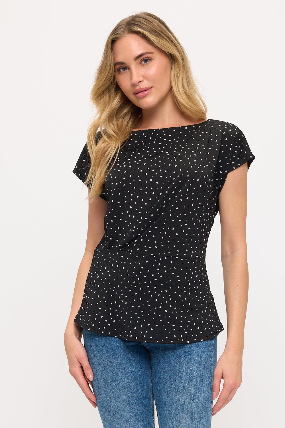 Noa Waist Tucked Short Sleeve Blouse