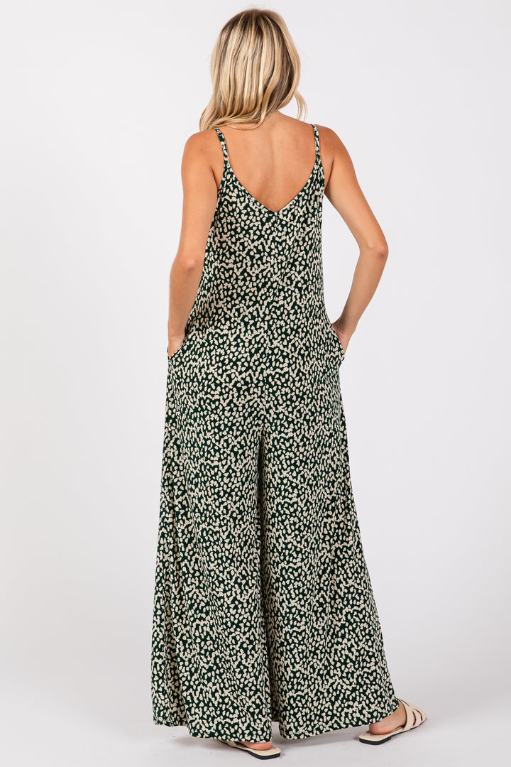 Image of West K Alaiya Knit Strappy Jumpsuit Olive