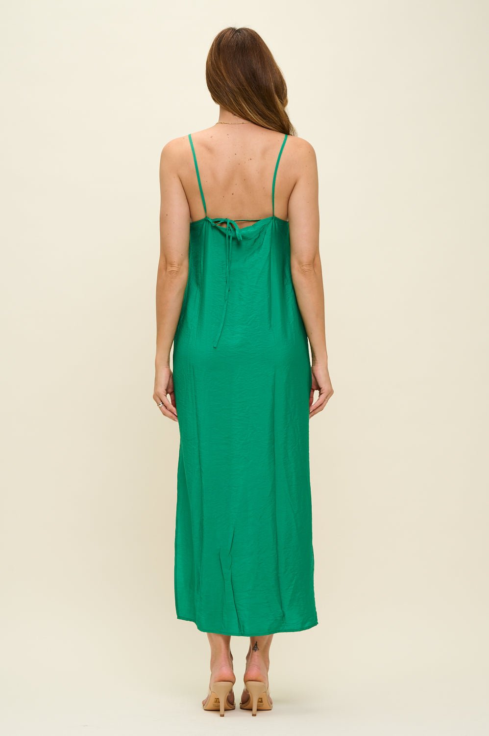 Image of West K Anika Midi Slip Dress Kelly Green