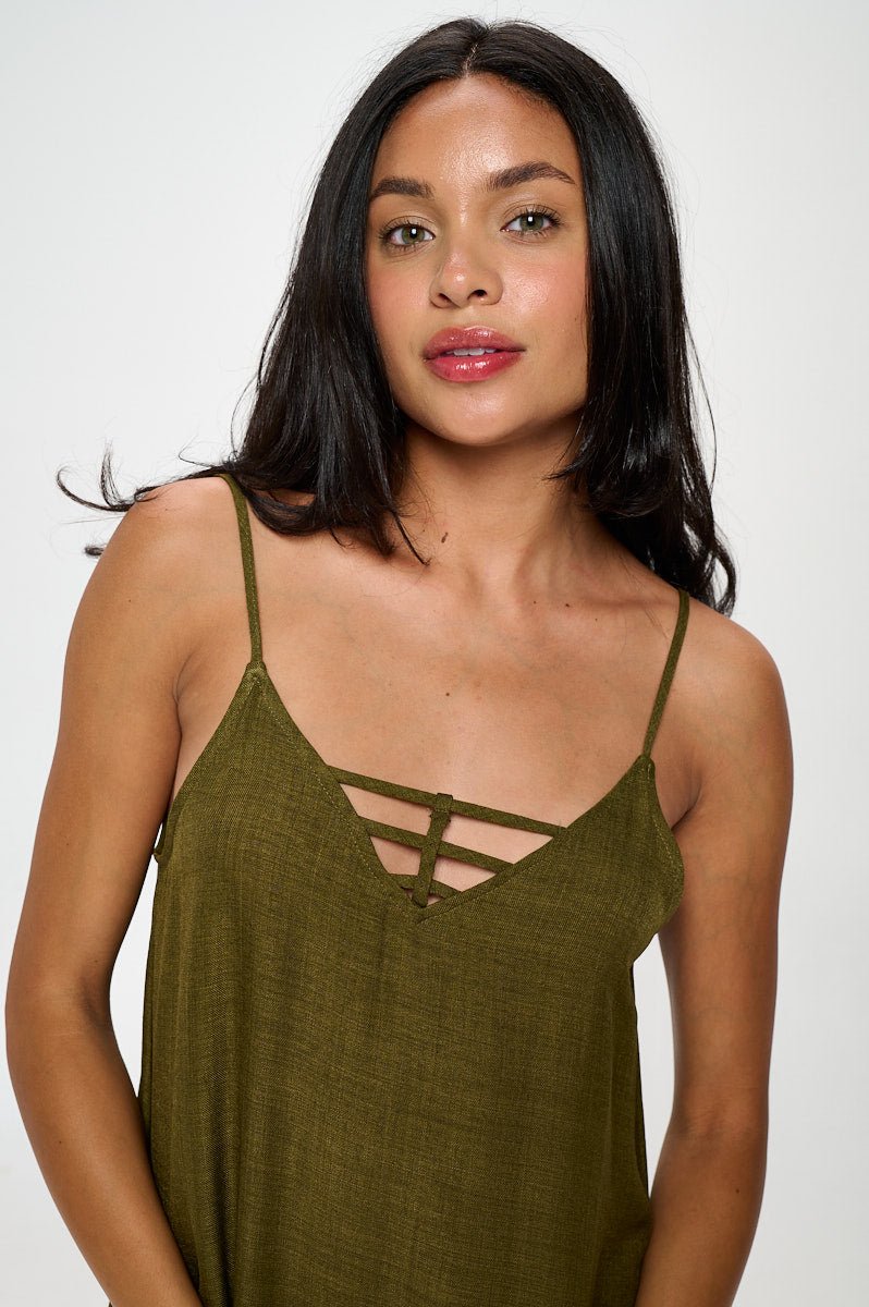 Image of West K Carla Maxi Dress Olive Green