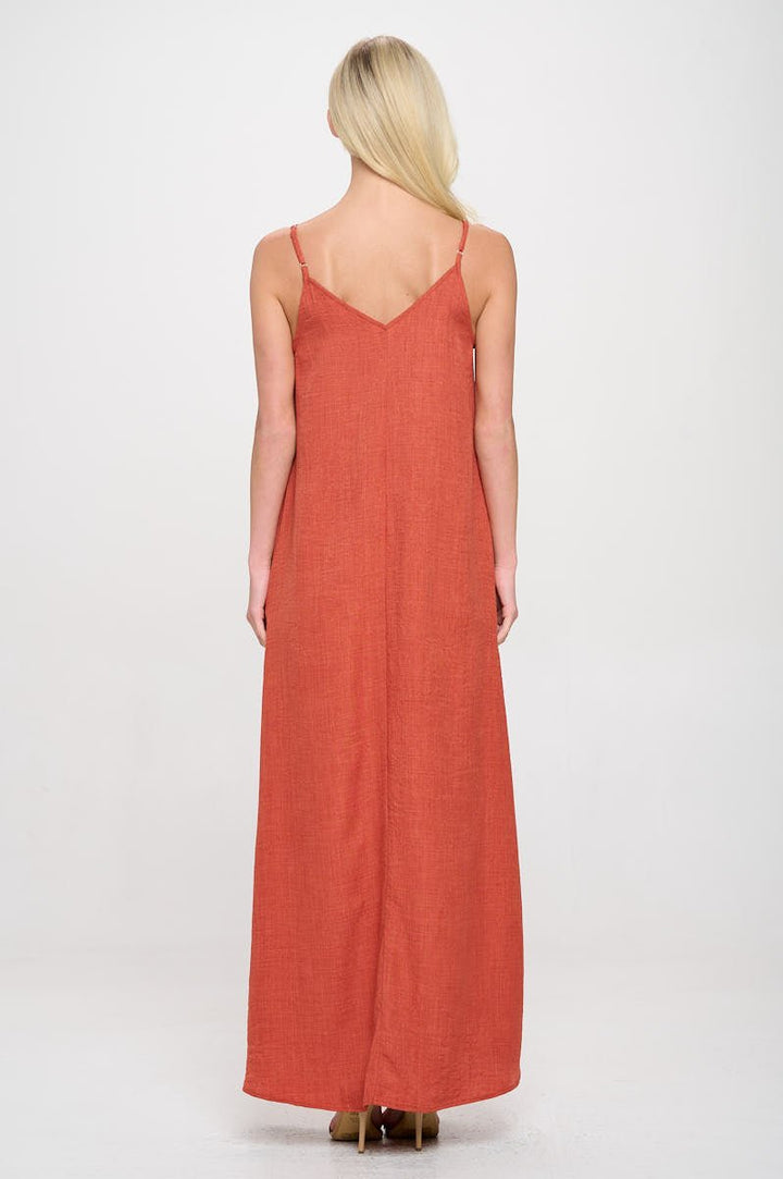 Image of West K Carla Maxi Dress Rust