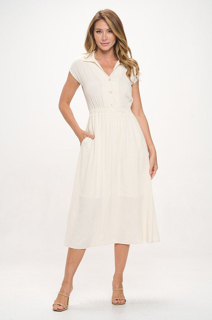 mini dress or mini dress Maria Micro Mini Dress in Leite XS
