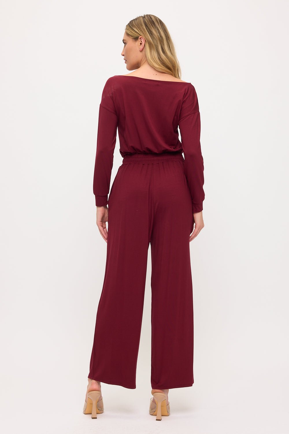 Image of West K Jane Jumpsuit Wine